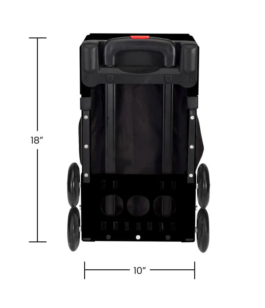 Cornhole Sport Black - Black Non-Flashing Wheels - Image 6