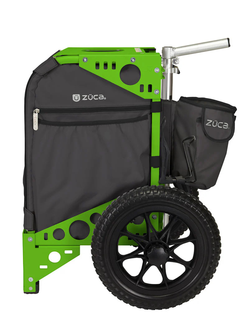Disc Golf Cart Gunmetal/Green Black Bundle - Image 5