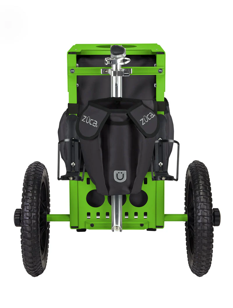 Disc Golf Cart Gunmetal/Green Black Bundle - Image 6